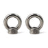 M12 Ring Shape Lifting Eye Nut 304 Stainless Steel Threaded Nut Fastener - 2 Pack