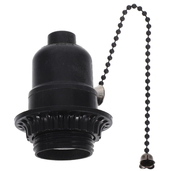 POPETPOP Pull Chain Lamp Socket Replacement, E26/E27 Universal Pull Chain Light Bulb