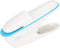 Fdit Hand Stapleless Stapler, Eco-Friendly ABS, White Stapleless Paper Stapler, Comfortable Handle for Office & School