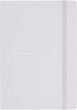 Maruman MNEMOSYNE Journal Notebook, 8.5 x 6.02 Inches (A5), 5mm Dot Grid, Hard Cover with Elastic Band, 90 gsm, 120