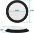 6 Inch Dimmable 5CCT 2700K 3000K 3500K 4000K 5000K, 12.5W, 1000LM 1 Count (Pack 1)) LUXRITE LED Disk Lights, Flush