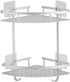 Hawsam No Drilling Bathroom Corner Shelves, Aluminum 2 Tier Shower Shelf Caddy