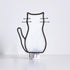 BOXCASA White Cat Night Light, Stained Glass Lamp, Warm Yellow Plug-In Night