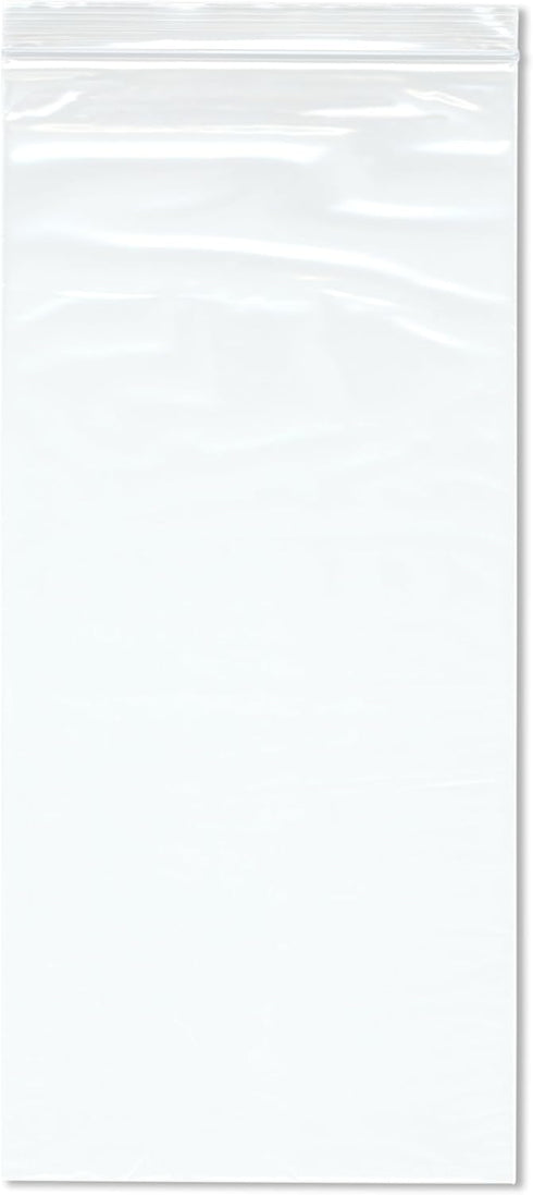 Plymor 7" x 15" Zipper Reclosable Plastic Bags (Pack of 200), 2 Mil