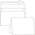 Instakingdom Instakindom 5" x 7" Blank Cards and Envelopes 200 Pack - Heavyweight