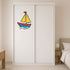 Azeeda (DW00172161) 'Sail Boat Toy' White Premium Vinyl Decal Sticker Waterproof, Durable & Easy to Apply - Ideal