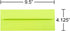 JAM PAPER #10 Business Colored Envelopes - 4 1/8 x 9 1/2 - Ultra Lime Green, 50/Pack