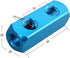 1/4" 2-Way 5 Ports Air Mainfold Aluminum Pneumatic Air Compressor Inline Splitter by Metaland