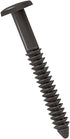 Ekena Millwork LVSL0012TG 3" Lifetime Vinyl Shutter-Lok's (12/Bag), Tuxedo Gray