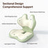 GPPYMX Seat Cushion Lumbar Support Pillow for Office Chair, Memory Foam L-Shaped Seat & Backrest Cushion for Long