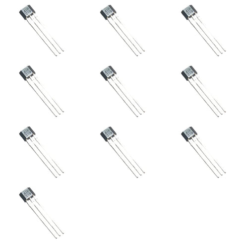 Bridgold 10pcs 41F/0H41/SH41/SS41F/S41 Ratiometric Linea Bipolar Hall Effect Sensors Chip,3Pins.