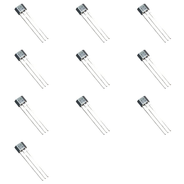 Bridgold 10pcs 41F/0H41/SH41/SS41F/S41 Ratiometric Linea Bipolar Hall Effect Sensors Chip,3Pins.