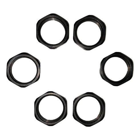 FSI 5/8" x24 Jam nut 5/8-24 Thread Black Steel Lock nut Package of