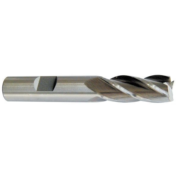 HHIP 5802-0250 1/4" x 3/8" 4 Flute High Speed Steel Center Cut Single End End Mill