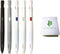 Zebra Blen Retractable Ballpoint Pen, Fine Point 0.5mm, 5 Standard Types, Sticky Notes Value Set