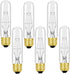 MMBGJKG 25 Watt T10 Clear Tubular Incandescent Light Bulb, T10 Bulbs,Vintage Style Showcase