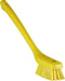 Vikan Narrow Long-Handle Cleaning Brush - Yellow