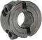 MECCANIXITY Shaft Collar, 0.31 Inch Bore Double Split Carbon Steel Clamping Collar with Set Screw
