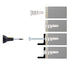 Self Drilling Drywall Plastic Anchors with Screws - 100 Pieces (50 Pairs) Expansion Screws