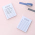 Monolike Memopad Sketch Planning Ver.2, 4 Packs, 100 Sheets Each, Total 400 Sheets, Note Pads