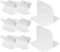 TEHAUX 8pcs Furniture Wall Anchor Kit Secure Shelves Dressers Bookcases Tv Stands