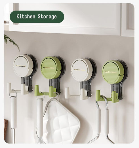 Generic 3 Pack Strong Locking Shower Suction Cup Hook, Waterproof and Moisture-Proof Towel Hooks, Removable
