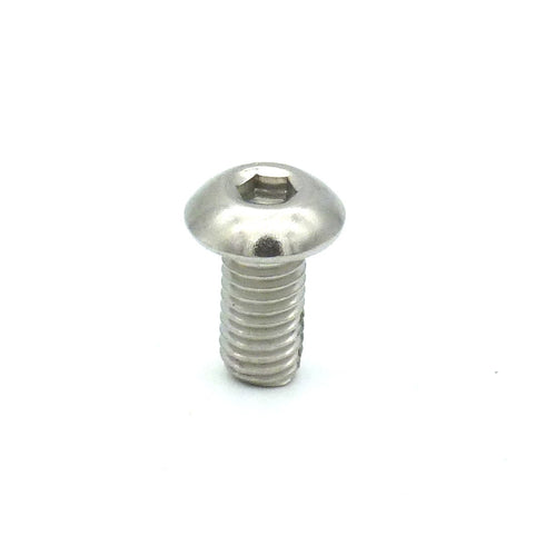 M5 x 10mm Stainless Steel Button Head Hex Socket Cap Screw - Pack of 50