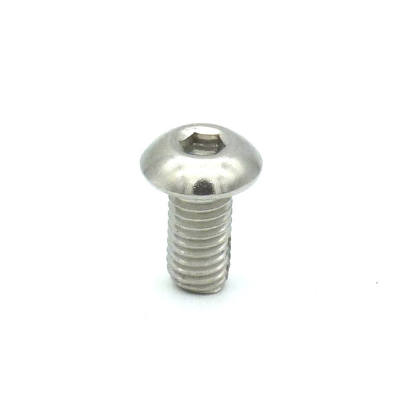 M5 x 10mm Stainless Steel Button Head Hex Socket Cap Screw - Pack of 50