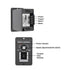 Motor Speed Controller DC12-60V, 20A DC Brush Electric Motor Speed Controller, Forward and Reverse Regulator