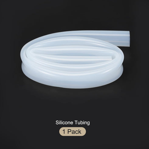 0.9m Clear Silicone Tubing, 19mm(3/4") ID x 23mm(7/8") OD Pure Industrial Plastic Hoses for Pump