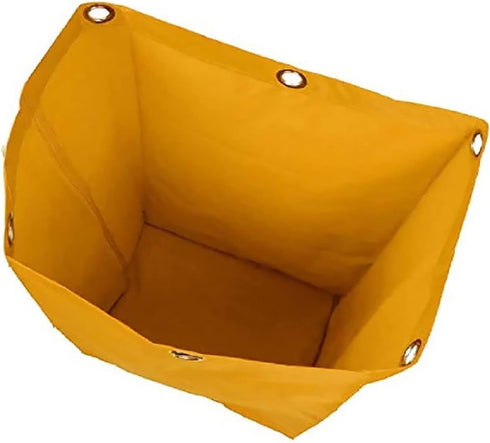 HYFTHOME Bag-16 11 27inches, Commercial 6 Grommets 23Gallon Replacement Janitorial Cart x x High Capacity Waterproof