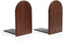 FytStycale 13x8x1cm Bookend Desktop Bookends Desk Organizer Accessories Invisible Hold Wood Material Suitable