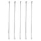 YOKIVE 5 Pcs Micro Reagent Spoon, 2 in 1 Double Head Stainless Steel, 180mm Long for Science Labs, Chemistry Classrooms