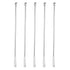 YOKIVE 5 Pcs Micro Reagent Spoon, 2 in 1 Double Head Stainless Steel, 180mm Long for Science Labs, Chemistry Classrooms