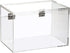 5 8 inch BTSKY Clear Acrylic x Index Card Box with Sign Lid - Index Card Holder Notecard Box Recipe Card Box Plastic