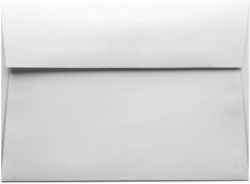A7 7.25 5.25 100 Pack Note Card Cafe x in Blank White Envelopes | | Sealable, Square Flap | Invitations Envelopes