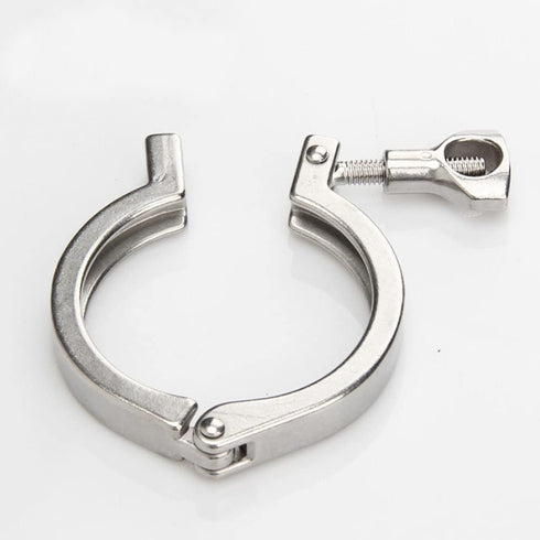 304 Applications(119mm) Stainless Steel Heavy Duty Tri Clamp with Wing Nut for Home Brewing, Dairy, and Food