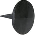 A29 Set of 6 Iron Clavos Decorative Nails, Round Pyramid Decorative Bolt Heads, Natural Black Iron Finish