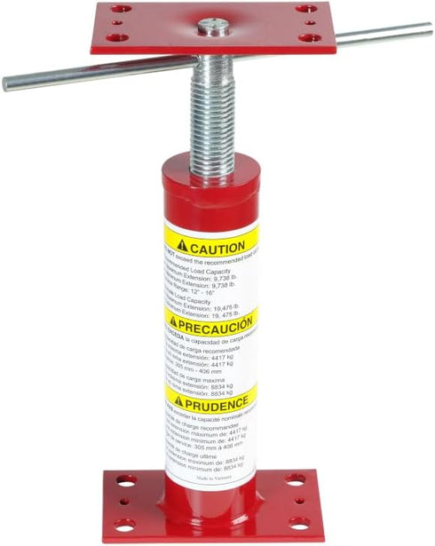 Adjustable Basement Support Jack, 12-16 Inch Height Range for Floor Leveling and Cellar Ceiling