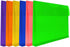 JAM PAPER Plastic Expansion Envelopes - Assorted Colors - 9 3/4 x 13 with 1 Inch Expansion - 6/Pack with Hook & Loop