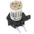 Peristaltic Pump, Dosing Pump DC 6V DIY Miniature Silent Liquid Pump, Self-Priming Pump (No plug-6V Right angle black)