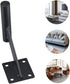 18cm Metal Furniture Legs Replacement for Dresser and Coffee Table, Sand Black Sofa Support Feet, Heavy Duty Metal