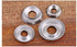 cSeao 110pcs Stainless Steel Finishing Cup Countersunk Washers Assortment Kit - 6#/8#/10#/12#