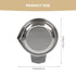 DOITOOL 2Pcs Stainless Steel Weighing Boats, Lab Dish Container for Measuring Mixing Powders and Liquids