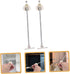 6pcs Gadpiparty Bedside Cabinet Hinges Multi-use Cupboard Support Hardware for Cabinets and Furniture Easy Integration