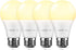 Lighting EVER Smart LED Light Bulbs, 60 Watt Equivalent, Dimmable with App, Warm White 2700K, A19 E26, Alexa & Google