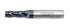 Accusize Industrial Tools 5/16'' by 3/8'' by 3/4'' Flt Length, 4 Flute M42 8% Cobalt Tialn Roughing End Mill