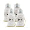 2 Pack E26 Bulb Socket to Outlet Splitter, 2 Outlet Light Socket Adapter, White, with Pull Chain Switch, UL Listed