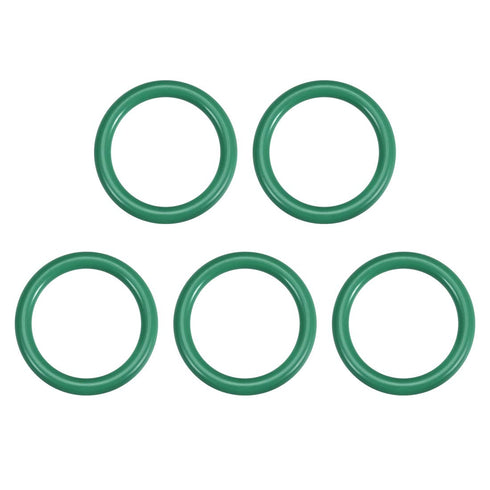uxcell Fluorine Rubber O-Rings, 25mm OD 20.2mm ID 2.4mm Width FKM Seal Gasket, Green, Pack of 5
