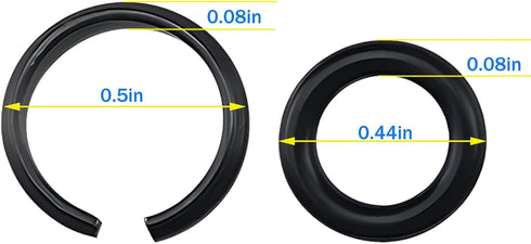 1/2" Impact Wrench Socket Retainer Rings Clip with O-Ring, 20 Sets/Pack, Replacement Tool Parts